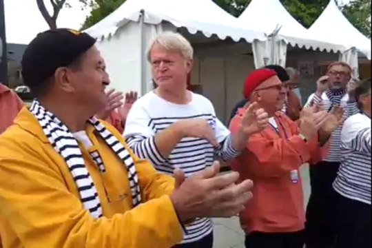 Semaine du Golfe : les gabiers d'Artimon sur le port de Vannes