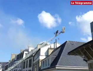 Concarneau. Incendie dans une supérette