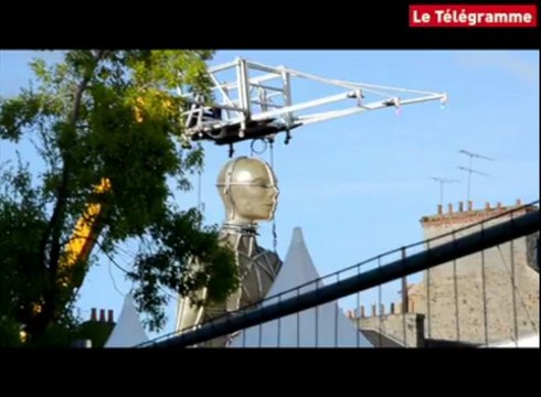 Art Rock à Saint-Brieuc. Fura Dels Baus : les répétitions pour le spectacle de clôture