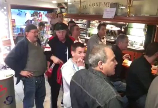Ambiance à Guingamp pendant le match de l'EAG