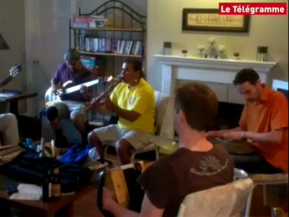 Fête de la Bretagne. Des Bretons accueillis par des Amérindiens