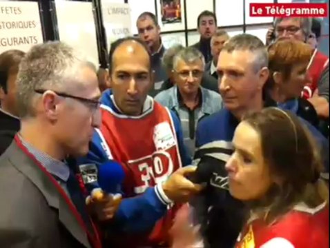 Vannes. L'entrée en force des salariés de Gad