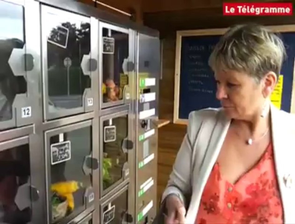 Guingamp. Le premier distributeur automatique de légumes frais de Bretagne