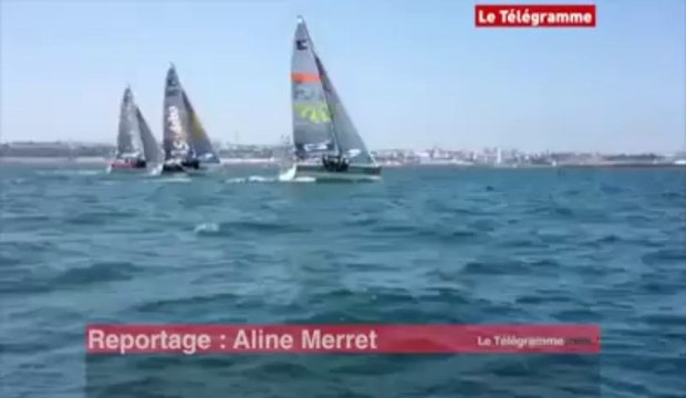 Brest. Tour de France à la voile : les concurrents en plein parcours côtier