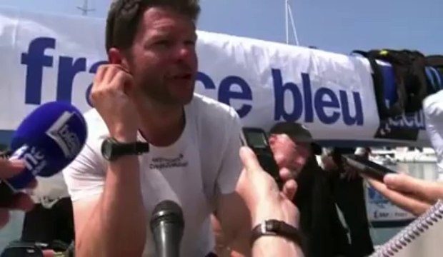 Tour de France à la voile. Au large de Groix à Lorient