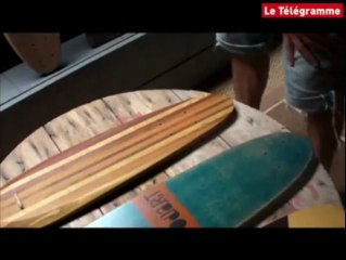 Le Guildo. Woodi Art : l'ébéniste aux skates de luxe