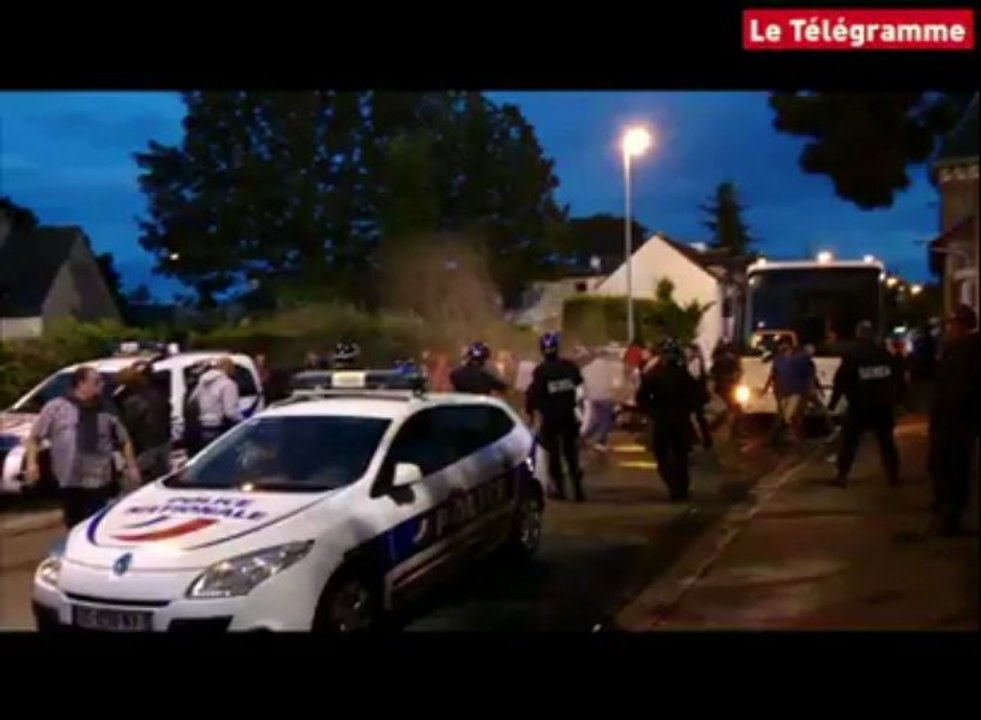 Saint-Brieuc. Affrontements entre policiers et supporteurs du Stade Brestois