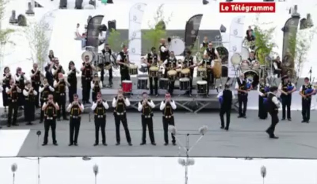 Interceltique 2013. Le Bagad Brieg au championnat des Bagadoù