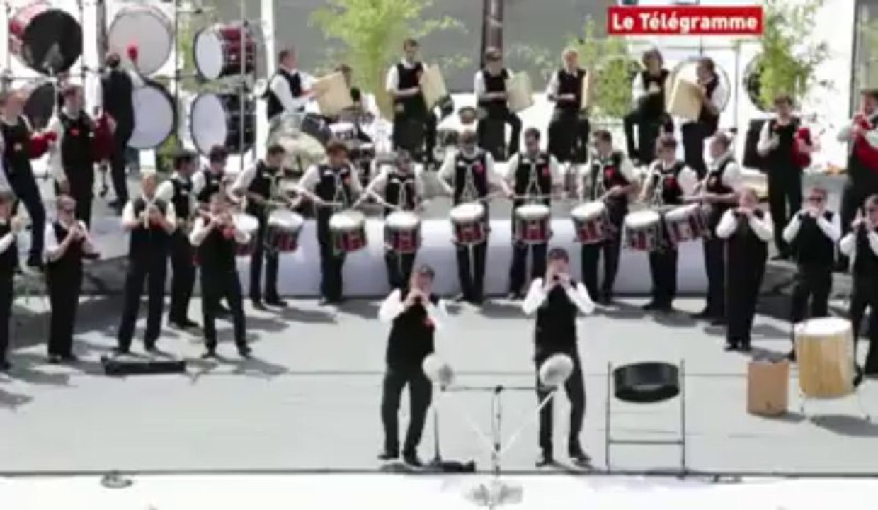 Interceltique 2013. Cap Caval lors du championnat des Bagadoù