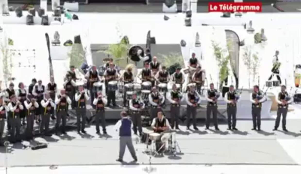 Interceltique 2013. Le Bagad Kemper au championnat des Bagadoù