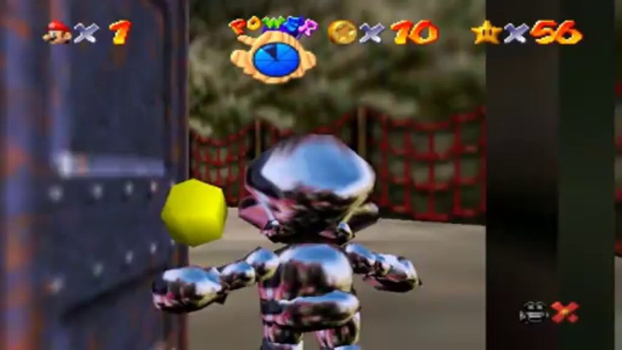 Super Mario 64 - Caverne Brumeuse - Etoile 5 : Au-dessus des gaz...