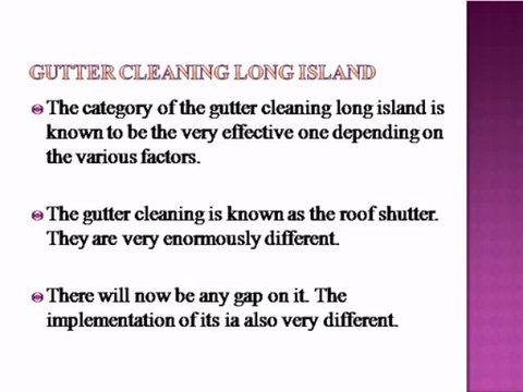 gutter cleaning long island