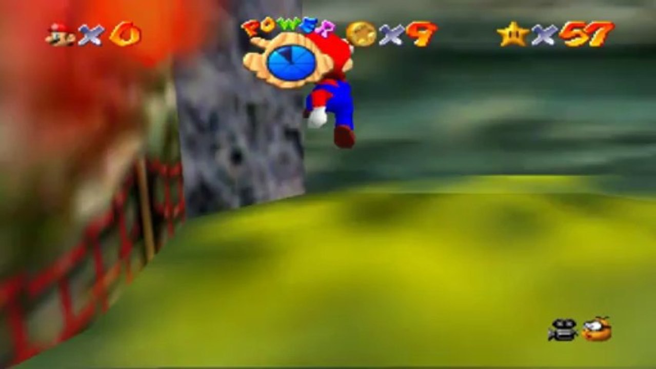 Super Mario 64 - Caverne Brumeuse - Etoile 4 : Dans le labyrinthe toxique