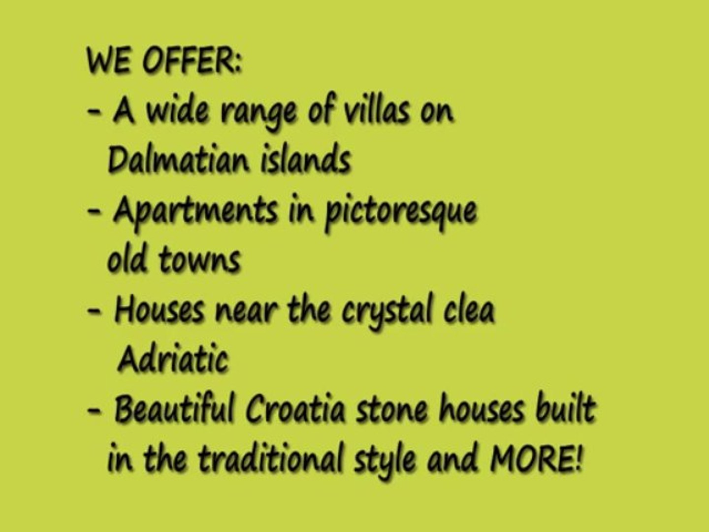 ⁣Croatia Real Estate