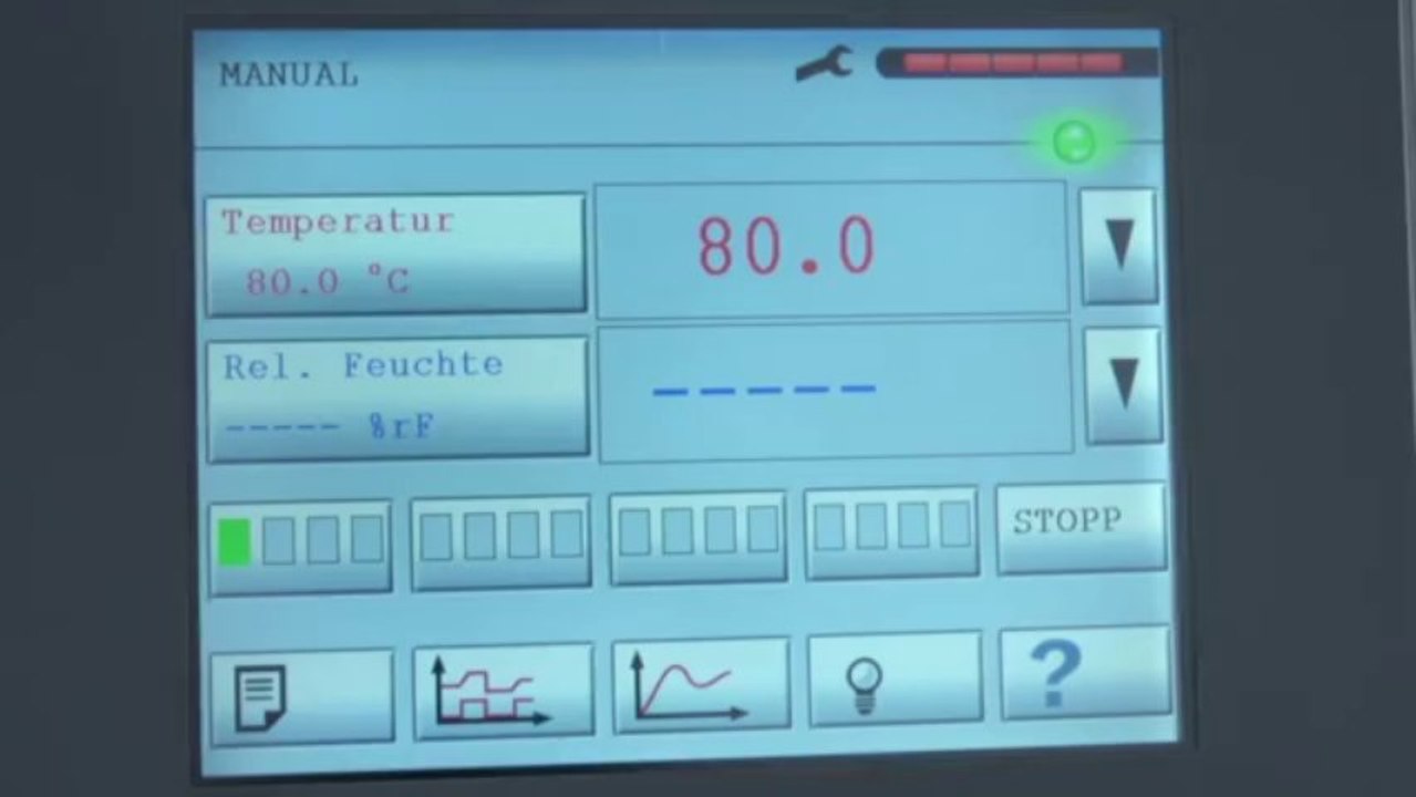 O6 WetLine Testreihen - simulieren den industriellen Einsatz