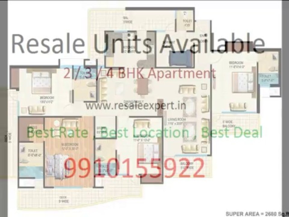 Antriksh Golf View Resale 9910155922 , Resale Antriksh Golf View