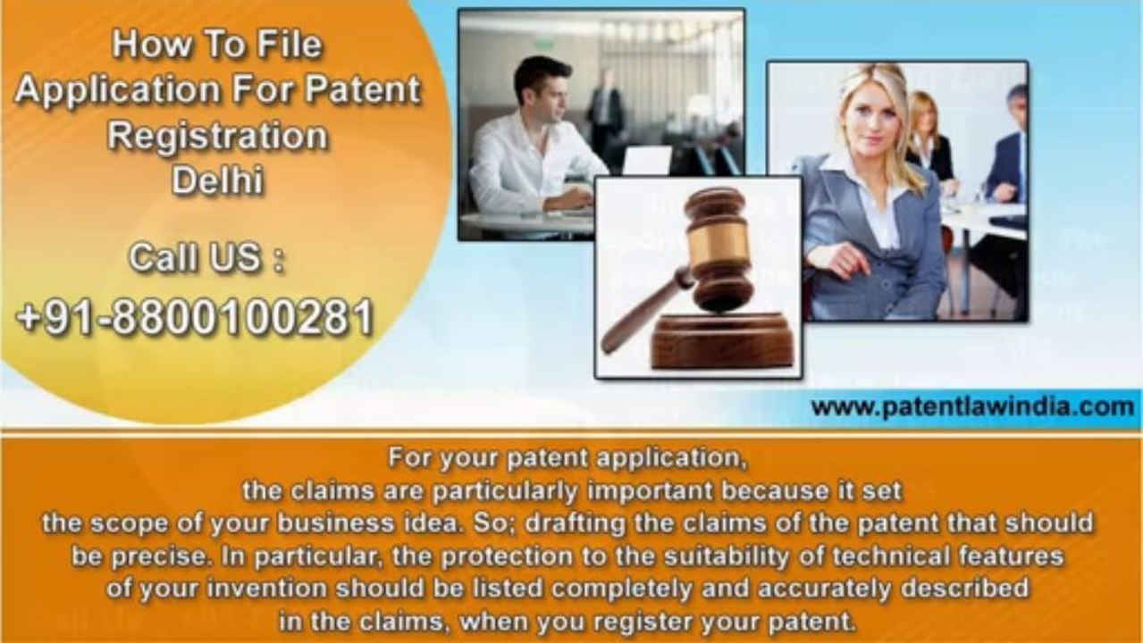 How To File Application For Patent Registration Delhi