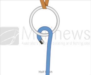 How to tie  Half Hitch Knot