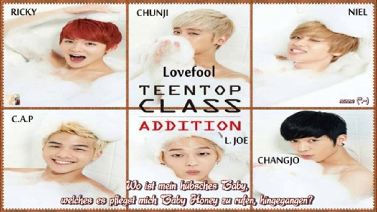 Teen Top - Lovefool k-pop [german sub]