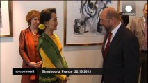 Aung San Suu Kyi : la cérémonie du prix Sakharov