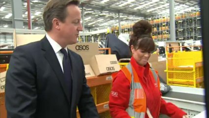 David Cameron visits Barnsley factory