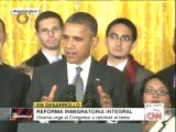 Obama: Congreso de EEUU debe aprobar reforma migratoria 