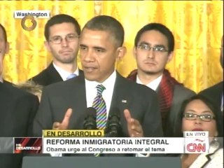 Obama: Congreso de EEUU debe aprobar reforma migratoria "este año"