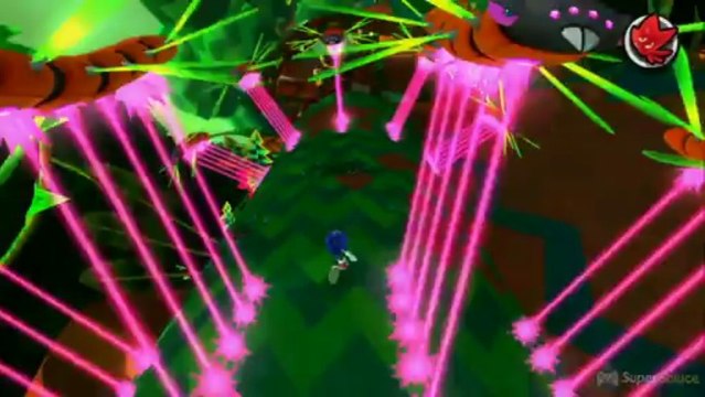 Soluce Sonic Lost World - Silent Forest Zone 1 : 5 anneaux rouges / star red rings
