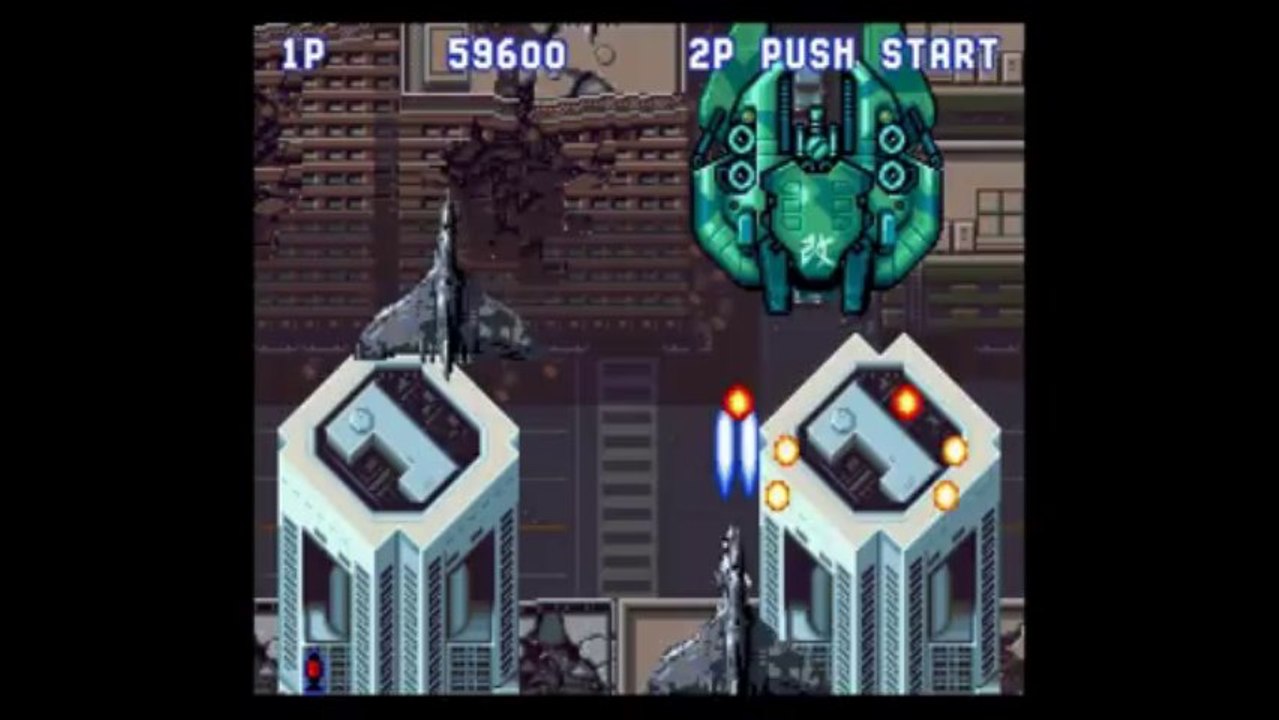 Aero Fighters - Les trois premiers niveaux avec le pilote Anglais