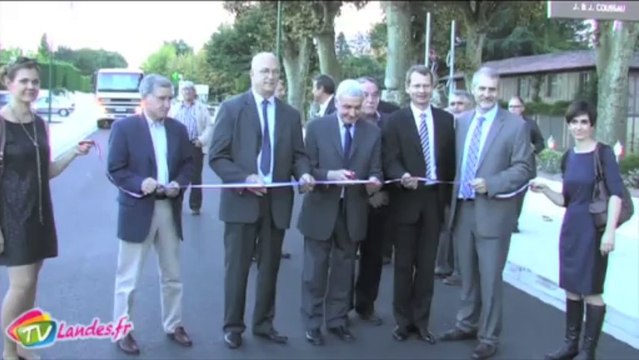 Inauguration des nouveaux aménagements de Magescq