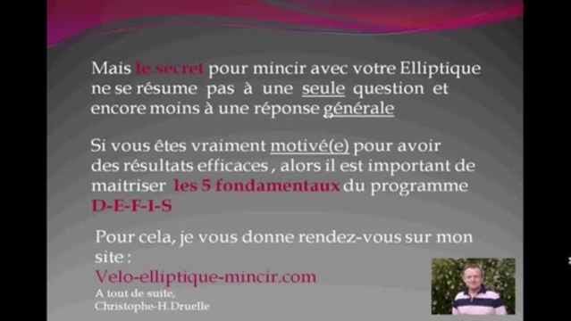 vélo elliptique conseils achat