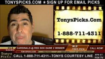MLB Pick Game 2 Boston Red Sox vs. St Louis Cardinals World Series Odds Prediction Preview 10-24-2013