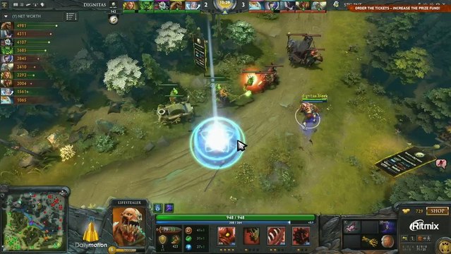 Team Dignitas vs Speed Gaming Game 1- DOTA 2 Champions League - TobiWan & Maelk