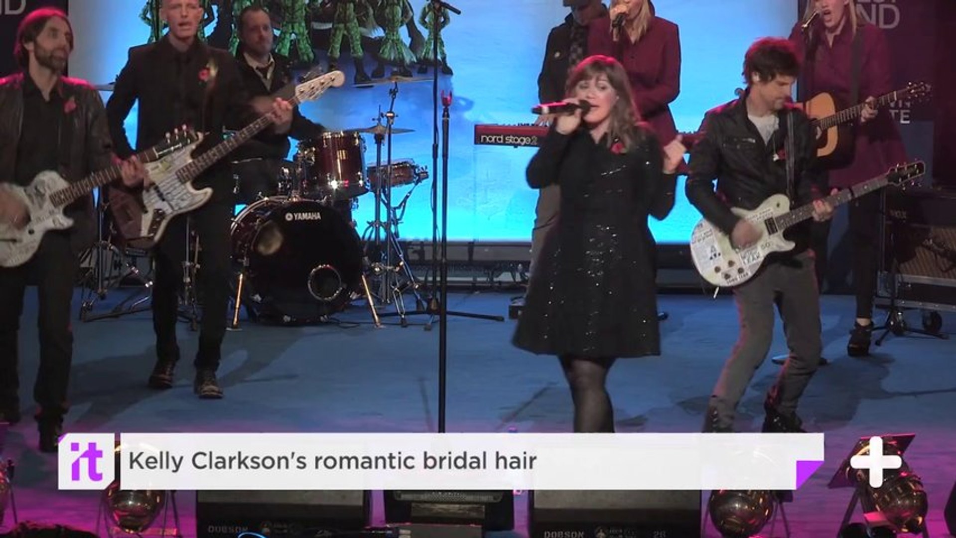 Kelly Clarkson S Romantic Bridal Hair Video Dailymotion