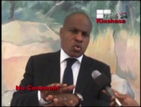 WWW.TELE24LIVE.COM / Martin Fayulu, de membre de l'opposition Congolaise réagit au micro de Yannick NGILA télé24live à Kinshasa Yannick NGILA