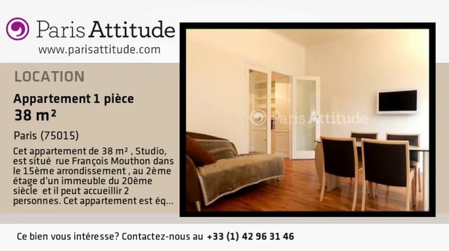Appartement Studio à louer - Convention, Paris - Ref. 8020