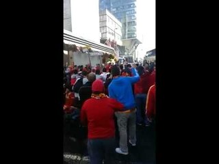 ultrAslan @ Manchester Streets! ( Galatasaray Ultras )