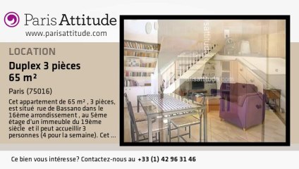 Duplex 2 Chambres à louer - Alma Marceau, Paris - Ref. 4374