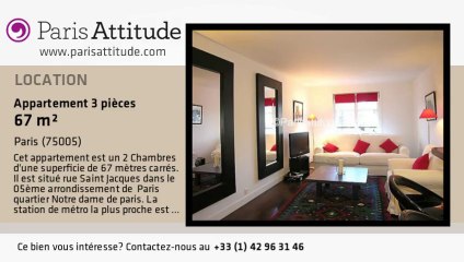 Appartement 2 Chambres à louer - Quartier Latin/St Michel, Paris - Ref. 2847