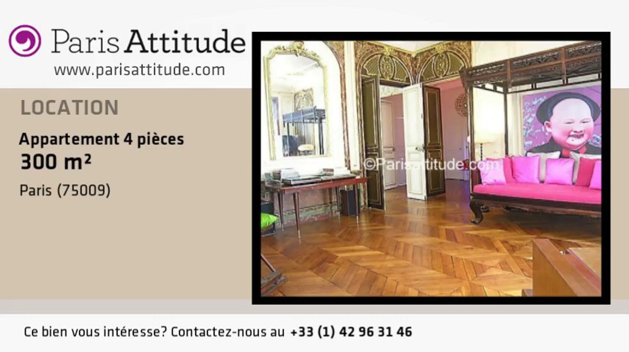 Appartement 3 Chambres à louer - St-Lazare, Paris - Ref. 3852