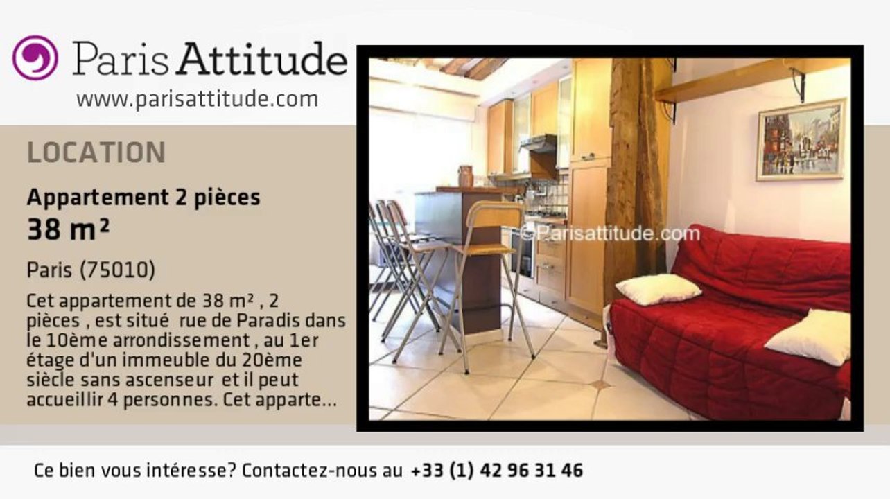 Appartement 1 Chambre à louer - Faubourg St Martin, Paris - Ref. 6895