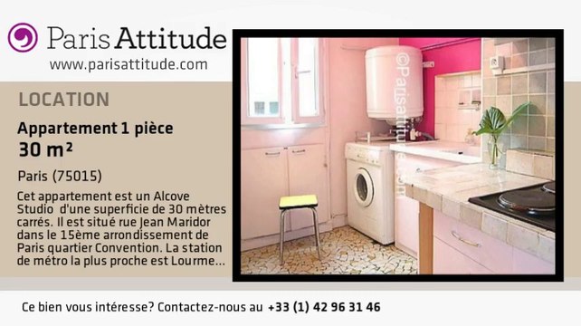 Appartement Alcove Studio à louer - Convention, Paris - Ref. 3426