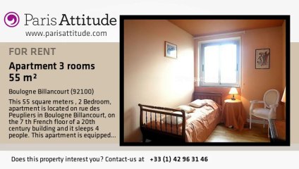 2 Bedroom Apartment for rent - Boulogne Billancourt, Boulogne Billancourt - Ref. 4543