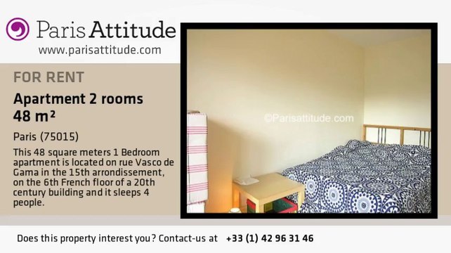 1 Bedroom Apartment for rent - Porte de Versailles, Paris - Ref. 4773