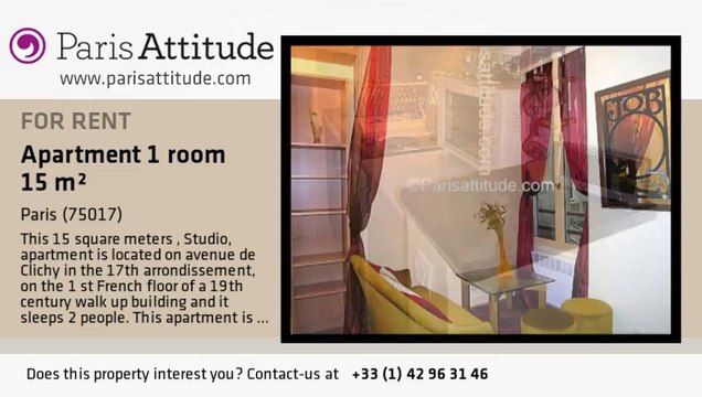 Studio Apartment for rent - Guy Moquet, Paris - Ref. 2272