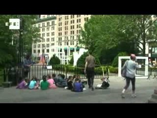 Sol Lewitt sculptures take over New York's City Hall Park