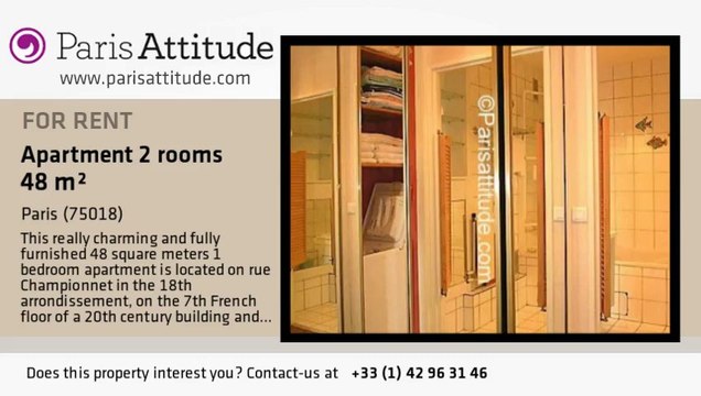 1 Bedroom Apartment for rent - Montmartre, Paris - Ref. 1595