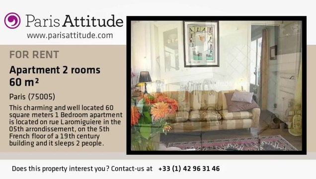 1 Bedroom Apartment for rent - Panthéon/Sorbonne, Paris - Ref. 3736