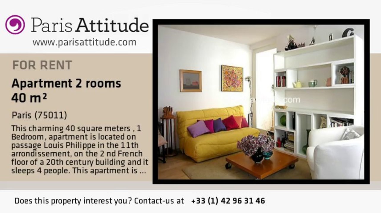 1 Bedroom Apartment for rent - Bastille, Paris - Ref. 6623