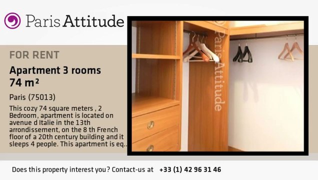 2 Bedroom Apartment for rent - Tolbiac, Paris - Ref. 8810